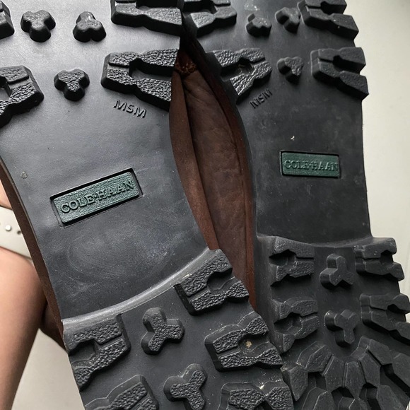 Cole Haan Country Brown Leather Lace Up Boots, Women's Size 8.5 Nr - Picture 5 of 15